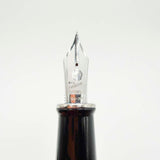 Wahl Eversharp Lustrous Marbleized Turquoise Decoband Oversized  Fountain Pen  - Superflex Medium #8 Size  1kt Gold Nib