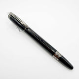 Montblanc StarWalker Black Fountain Pen with Ruthenium Plated  Trim - Medium 14kt Gold Nib