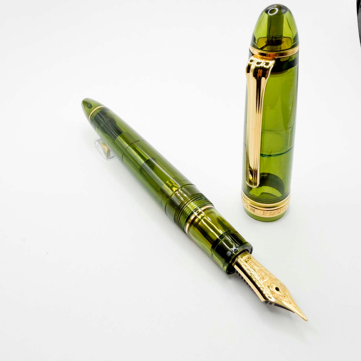 Sailor 1911L Large Kagero Green Limited Edition Fountain  Pen (A 2020 Pen Boutique Exclusive) - Broad 21kt Gold Nib