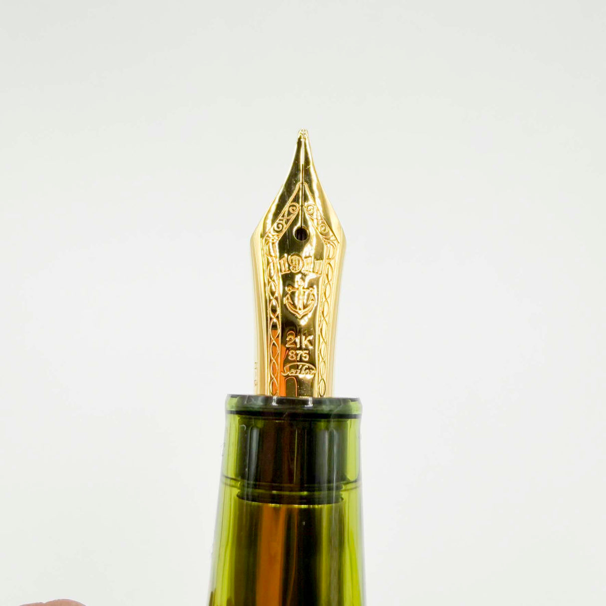 Sailor 1911L Large Kagero Green Limited Edition Fountain  Pen (A 2020 Pen Boutique Exclusive) - Broad 21kt Gold Nib