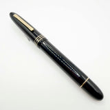 OMAS Ogiva  Museum of Modern Art New York Black Fountain Pen -  Fine 18kt Gold Nib