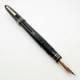 OMAS Ogiva  Museum of Modern Art New York Black Fountain Pen -  Fine 18kt Gold Nib