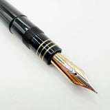 OMAS Ogiva  Museum of Modern Art New York Black Fountain Pen -  Fine 18kt Gold Nib