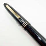 OMAS Ogiva  Museum of Modern Art New York Black Fountain Pen -  Fine 18kt Gold Nib