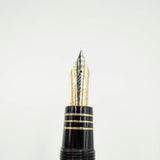 OMAS Ogiva  Museum of Modern Art New York Black Fountain Pen -  Fine 18kt Gold Nib
