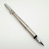 Montblanc Quick Pen/aka Early Noblesse Fountain Pen -  Brushed Stainless Steel - Extra Fine Stainless Steel Nib