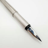 Montblanc Quick Pen/aka Early Noblesse Fountain Pen -  Brushed Stainless Steel - Extra Fine Stainless Steel Nib