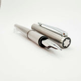 Montblanc Quick Pen/aka Early Noblesse Fountain Pen -  Brushed Stainless Steel - Extra Fine Stainless Steel Nib