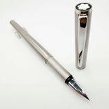 Montblanc Quick Pen/aka Early Noblesse Fountain Pen -  Brushed Stainless Steel - Extra Fine Stainless Steel Nib