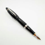 Underwood (London) Piccadilly Black Ebonite Fountain Pen - Fine 14kt Gold Nib - Cartridge Fill Only