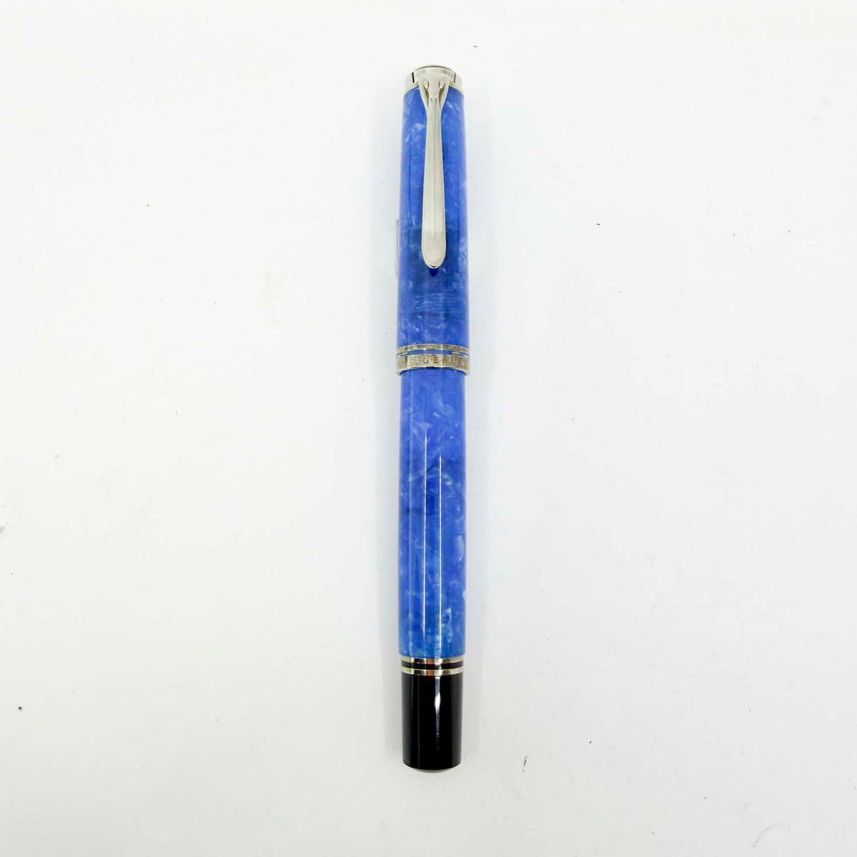 Pelikan M805 Vibrant Blue Fountain Pen - Medium 18kt Gold Nib