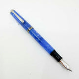 Pelikan M805 Vibrant Blue Fountain Pen - Medium 18kt Gold Nib