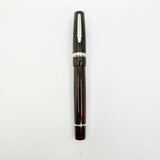 Stipula Novecento Woodgrain Ebonite Fountain Pen - Medium 18kt Gold Nib