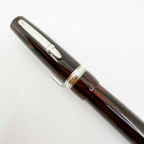 Stipula Novecento Woodgrain Ebonite Fountain Pen - Medium 18kt Gold Nib