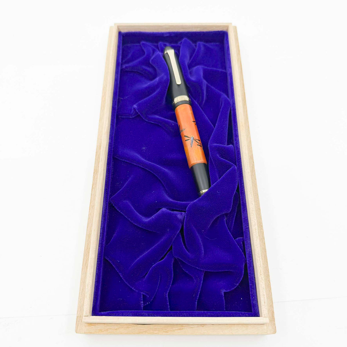 Sailor Negoro Nuri Red Meteor FP5 Long Bodied Dragonfly Fountain Pen  - Naginata Cross Emperor 21kt Gold Nib!! RARE!