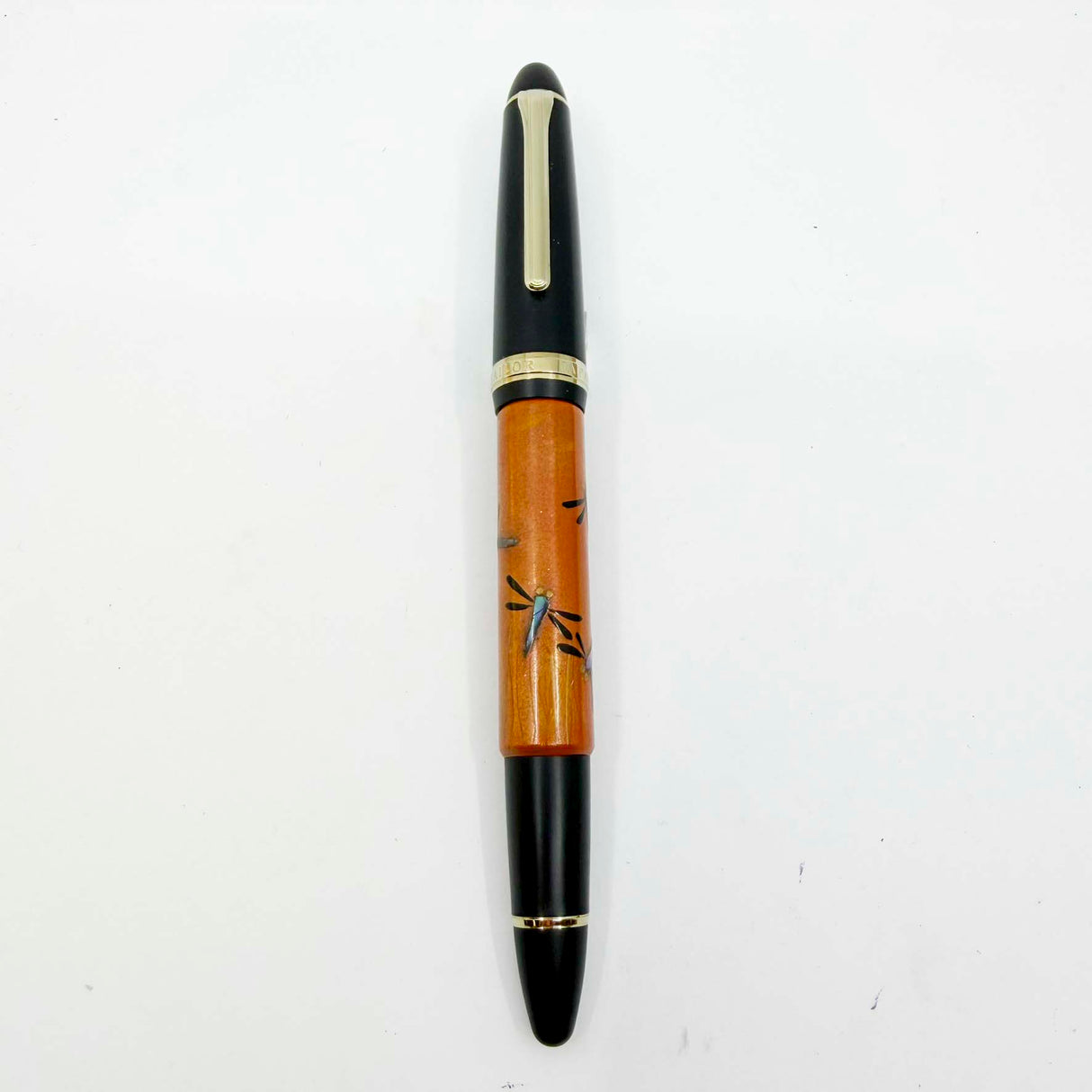 Sailor Negoro Nuri Red Meteor FP5 Long Bodied Dragonfly Fountain Pen  - Naginata Cross Emperor 21kt Gold Nib!! RARE!