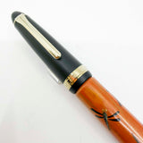 Sailor Negoro Nuri Red Meteor FP5 Long Bodied Dragonfly Fountain Pen  - Naginata Cross Emperor 21kt Gold Nib!! RARE!