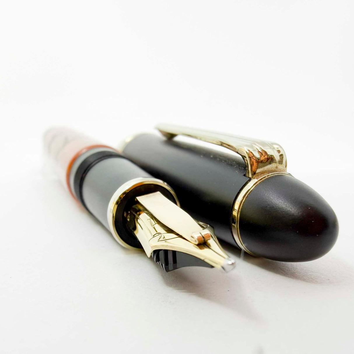 Sailor Negoro Nuri Red Meteor FP5 Long Bodied Dragonfly Fountain Pen  - Naginata Cross Emperor 21kt Gold Nib!! RARE!