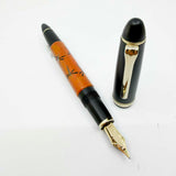 Sailor Negoro Nuri Red Meteor FP5 Long Bodied Dragonfly Fountain Pen  - Naginata Cross Emperor 21kt Gold Nib!! RARE!