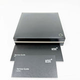 Montblanc Bonheur Black & White Resin Rollerball with White Leather Covered Montblanc Notebook