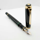 Pelikan M800 Black Fountain Pen - Fine 18kt Gold Nib