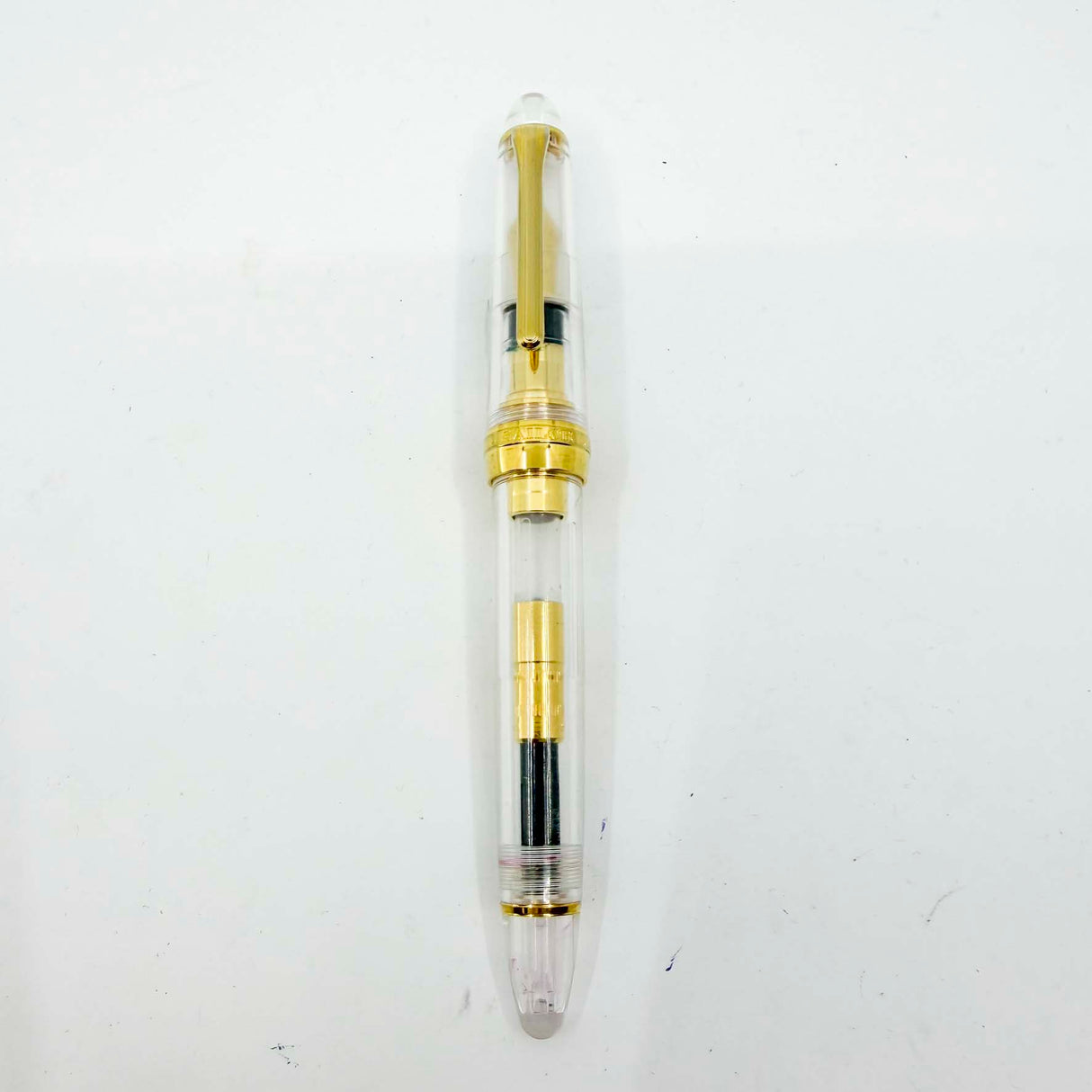 Sailor 1911L Large Transparent Demonstrator Fountain  Pen - Medium 21kt Gold Nib