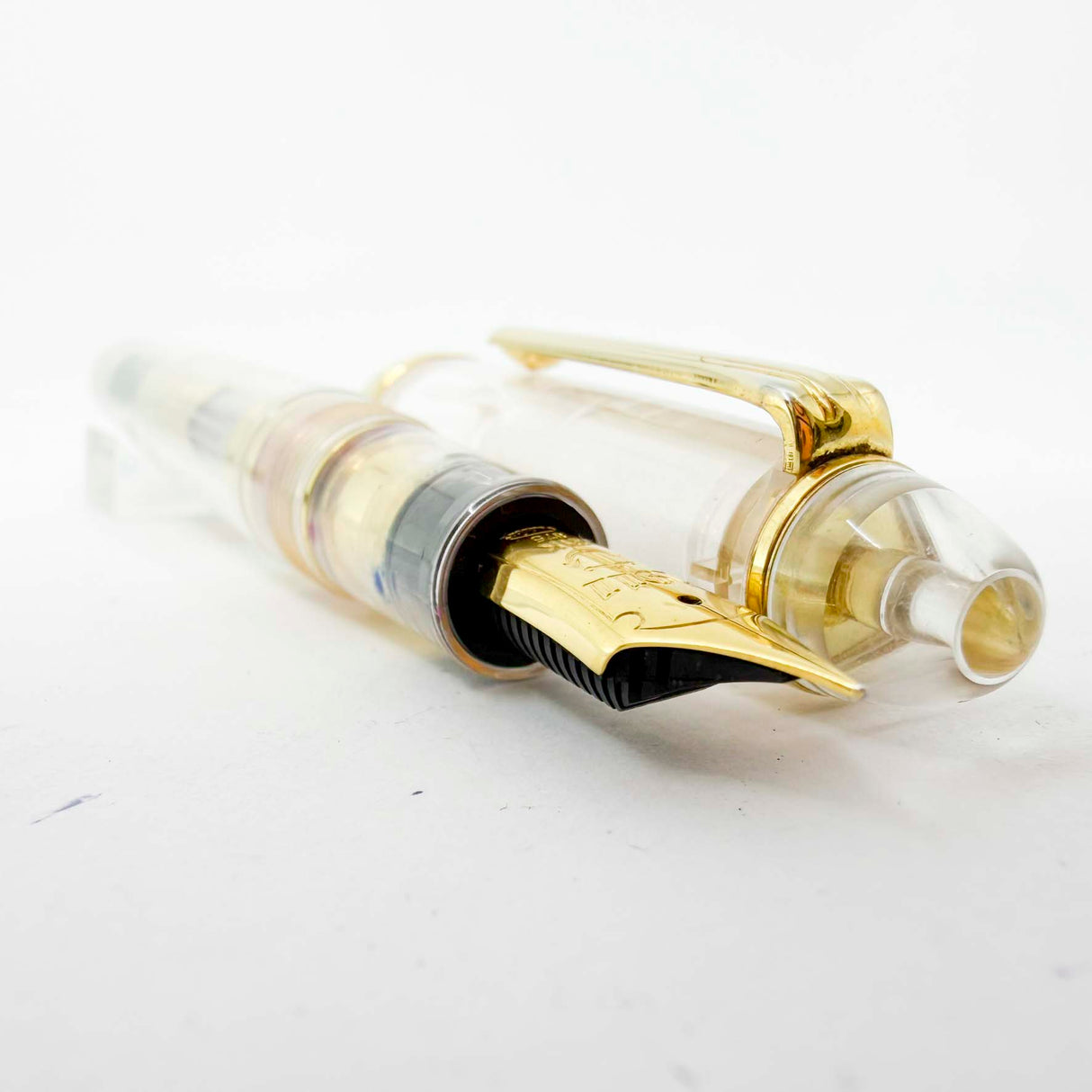 Sailor 1911L Large Transparent Demonstrator Fountain  Pen - Medium 21kt Gold Nib