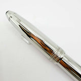 Montblanc Meisterstuck Solitaire Stainless Steel Le Grand 146 Fountain Pen (No Pattern) - Medium 18kt Gold Nib