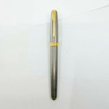 Parker Sonnet Sterling Silver Cisele Cross Hatch Fountain Pen -  Fine 18kt Gold Nib