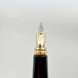 Waterman Man 100 Black Fountain Pen - Fine 18kt Gold Nib