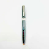 Waterman Oversized Exception Black Fountain Pen - Alternating Sides of Charcoal Stripes -Medium 18kt Gold Nib (Copy)