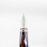 Waterman Oversized Exception Black Fountain Pen - Alternating Sides of Charcoal Stripes -Medium 18kt Gold Nib (Copy)