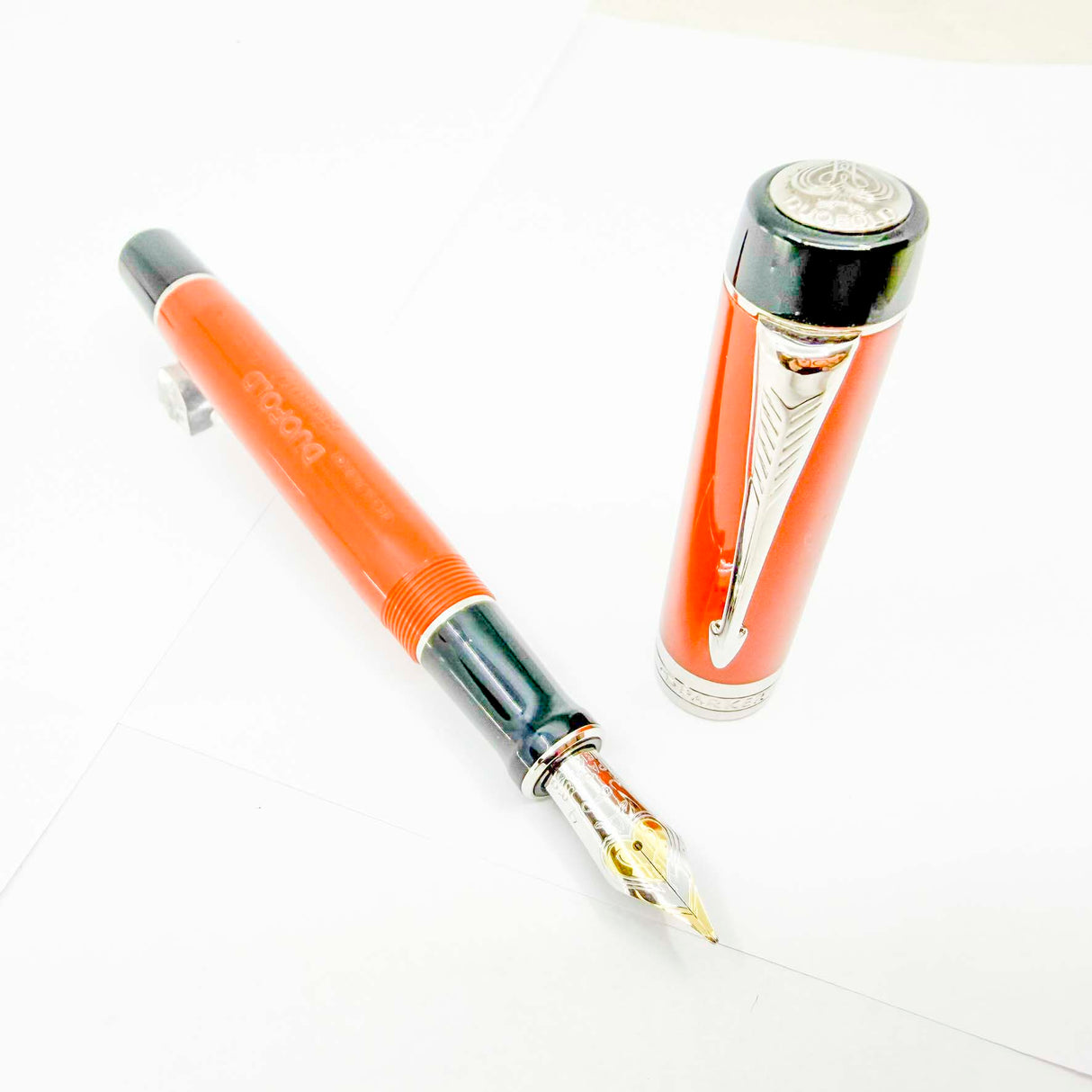 Parker Duofold "Big Red Vintage" Centennial Fountain Pen - Medium 18kt Gold Nib