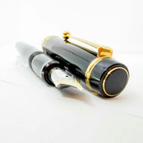 Pilot Custom 845  Black Urushi Fountain Pen (Earlier Style) - Broad 18kt Gold Nib