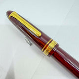 Sailor 1911 Maroon REALO Gold-Plated Trim Fountain Pen - Medium 21kt Gold Nib