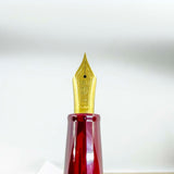 Sailor 1911 Maroon REALO Gold-Plated Trim Fountain Pen - Medium 21kt Gold Nib