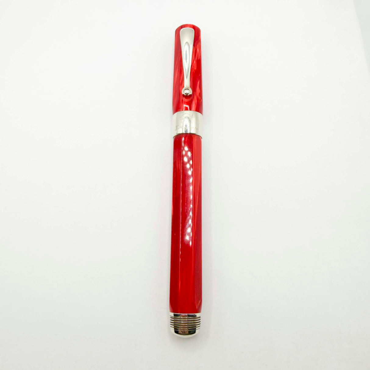 Montegrappa Symphony Lustrous Red Celluloid Octagonal Rollerball