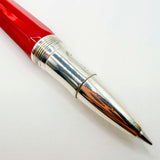 Montegrappa Symphony Lustrous Red Celluloid Octagonal Rollerball