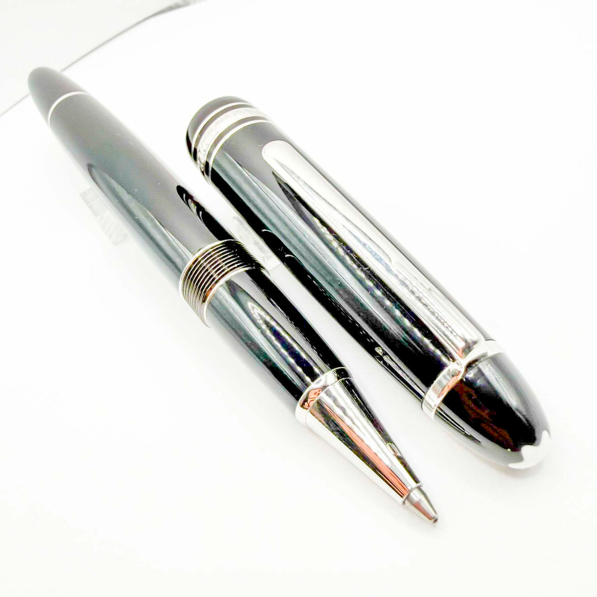 Montblanc Meisterstuck  Black Resin - Platinum Plated Trim LeGrand  Rollerball