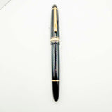 Montblanc Meisterstuck Black Resin #146 LeGrand Fountain Pen  - Fine 14kt  Gold Nib