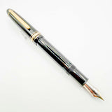 Montblanc Meisterstuck Black Resin #146 LeGrand Fountain Pen  - Fine 14kt  Gold Nib