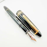 Montblanc Meisterstuck Black Resin #146 LeGrand Fountain Pen  - Fine 14kt  Gold Nib