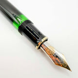 Pelikan  M800 Solid Black Fountain Pen - Early Model "W. Germany" on Cap Band + Extra Fine 14kt  Nib