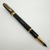 Waterman  Man 100 Opera Black Chased Fountain Pen - Medium 18kt Gold Nib