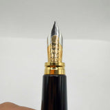Waterman Patrician Red Coral Marble Fountain Pen - Medium 18kt Gold Nib