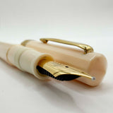 OMAS Ivory Vegetal Resin Bibliotheque Nationale Fountain Pen - Medium 18kt Gold Nib