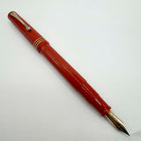 OMAS for Armando Simoni Club/1990's - Milord Paragon Coral Fountain Pen - Fine 14kt Gold Nib