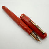 OMAS for Armando Simoni Club/1990's - Milord Paragon Coral Fountain Pen - Fine 14kt Gold Nib