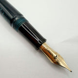 Visconti Honors the 90th Anniversary of Italy's Iconic Corsani Pen Shop Realized in the Final Stock of the Blue "Wall Street" Layered Celluloid  Fountain Pen - Broad 14kt Gold Nib - An Edition of Only 20 Pens!