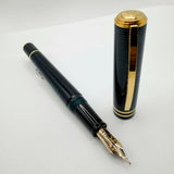 Visconti Honors the 90th Anniversary of Italy's Iconic Corsani Pen Shop Realized in the Final Stock of the Blue "Wall Street" Layered Celluloid  Fountain Pen - Broad 14kt Gold Nib - An Edition of Only 20 Pens!